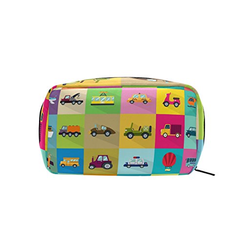 COOSUN 30 Transporte Iconos Cosméticos Bolsa Embrague Maquillaje Bolsa Organizador Viaje Bolsa de Neceser para Mujeres