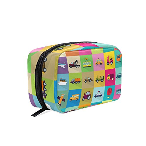 COOSUN 30 Transporte Iconos Cosméticos Bolsa Embrague Maquillaje Bolsa Organizador Viaje Bolsa de Neceser para Mujeres