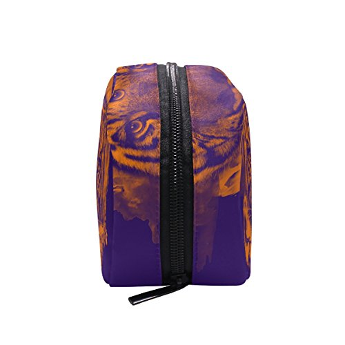 COOSUN Trippy Tiger bolsa de maquillaje bolsa de viaje organizador de viaje bolsa de aseo para mujeres