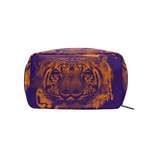 COOSUN Trippy Tiger bolsa de maquillaje bolsa de viaje organizador de viaje bolsa de aseo para mujeres
