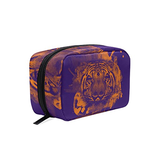 COOSUN Trippy Tiger bolsa de maquillaje bolsa de viaje organizador de viaje bolsa de aseo para mujeres