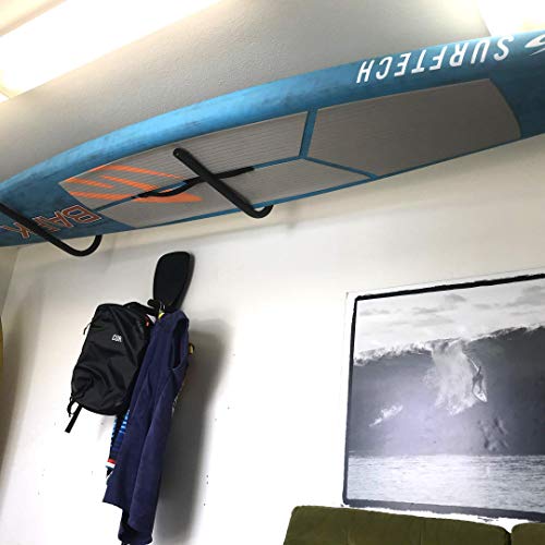 COR Board Rack Standup Paddleboard / SUP / Wall tabla de surf o rack de techo. Diseño simple pero eficaz y fácil de instalar.