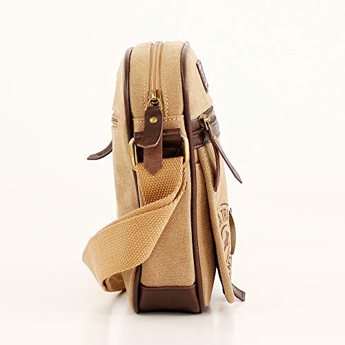 Coronel Tapiocca Bolso bandolera con solapa Explorer Marrón Hombre