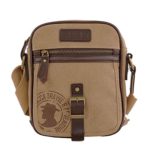 Coronel Tapiocca Bolso bandolera con solapa Explorer Marrón Hombre