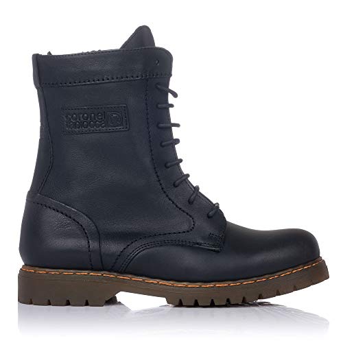 CORONEL TAPIOCCA C119-11 Bota Militar Piel Mujer Negro 40