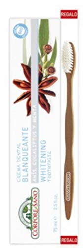 Corpore Sano - Crema Dental Blanqueante + Cepillo Dental Bambu De Regalo