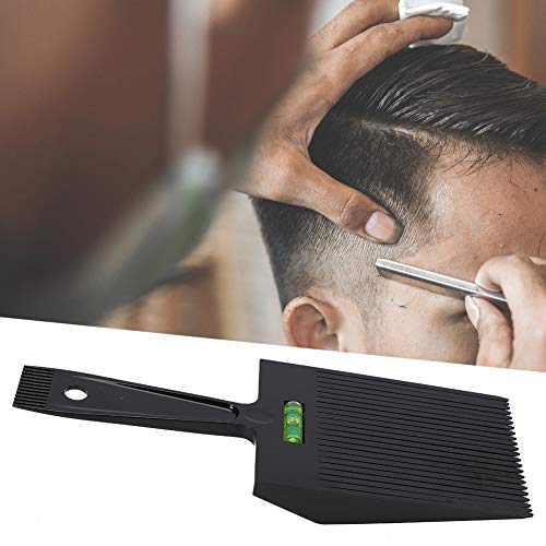 Cosiki Hombres Flat Top Guide Peine Haircut Clipper Comb Barber Shop Peluquería Herramienta (Negro)