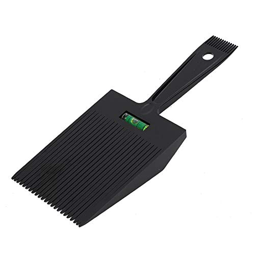 Cosiki Hombres Flat Top Guide Peine Haircut Clipper Comb Barber Shop Peluquería Herramienta (Negro)