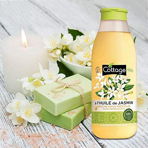 Cottage ducha aceite extra Nourrissante jazmín 560 ml – juego de 4
