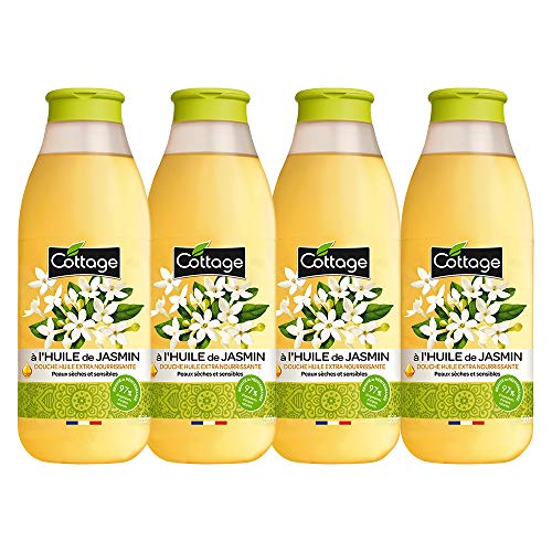Cottage ducha aceite extra Nourrissante jazmín 560 ml – juego de 4