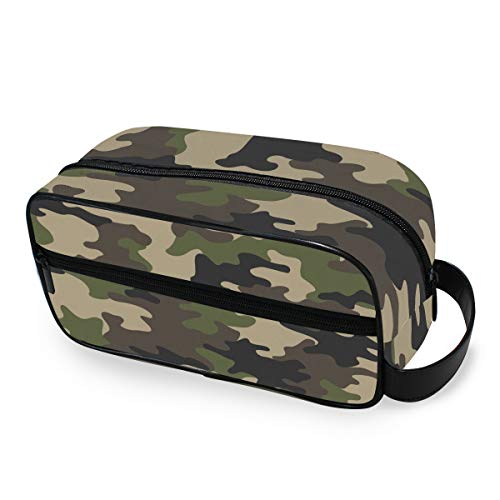 CPYang - Neceser de viaje, diseño de camuflaje militar, portátil, para maquillaje, para hombres y mujeres