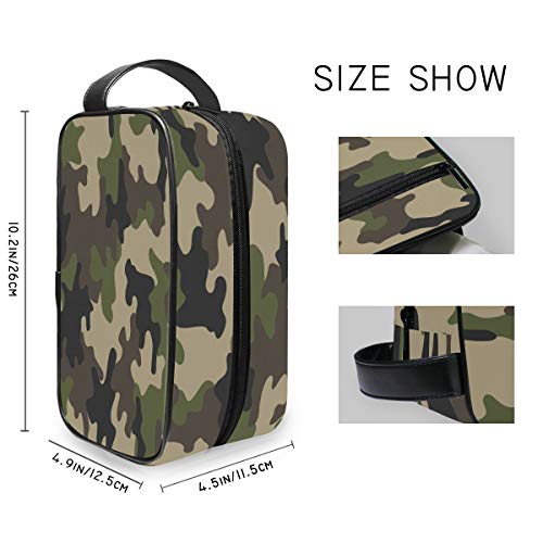 CPYang - Neceser de viaje, diseño de camuflaje militar, portátil, para maquillaje, para hombres y mujeres