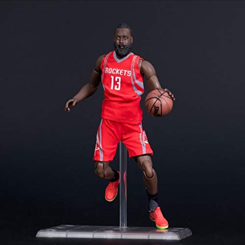 CQ Figura de acción de 22 cm de la Serie NBA 13 James Harden Rockets edición Limitada de colección: Figuras de la NBA Toys