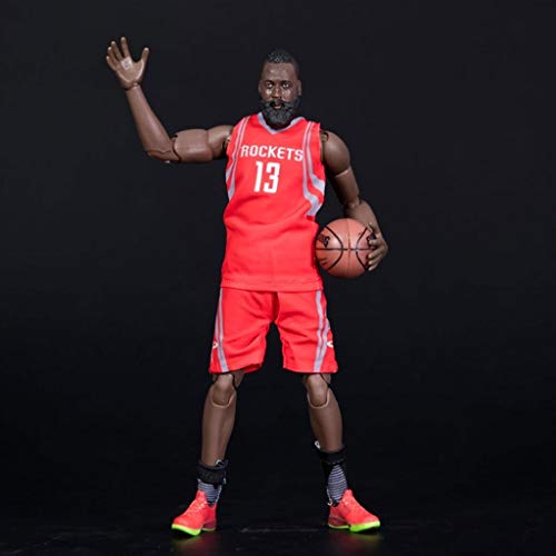 CQ Figura de acción de 22 cm de la Serie NBA 13 James Harden Rockets edición Limitada de colección: Figuras de la NBA Toys