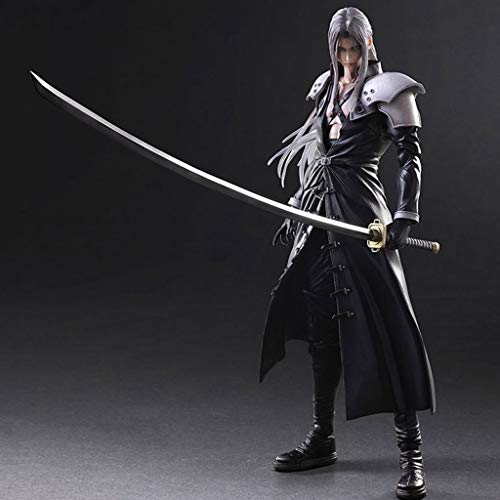 CQ Pop Figura Final Fantasy VII: Advent Children - Sephiroth Atcion Figura Figura Colección de PA Kai - Alas y reemplazables Manos 11" Toys