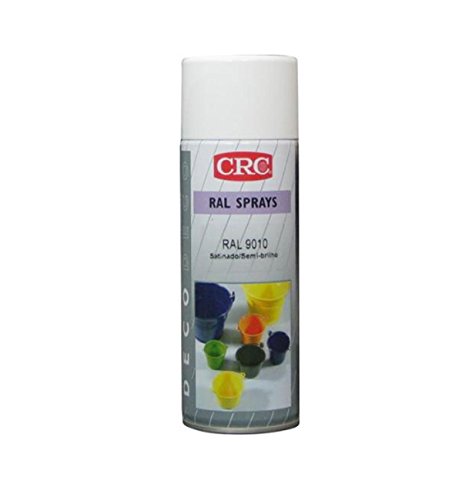 CRC 31313-AA Spray Pintura, Blanco Brillo, 400 ml