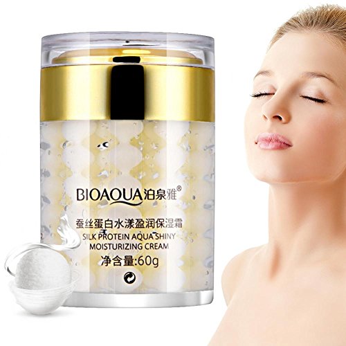 Crema Facial Hidratante con Proteína de Seda Aceite Iluminador Control de Esencia Cosméticos de Belleza