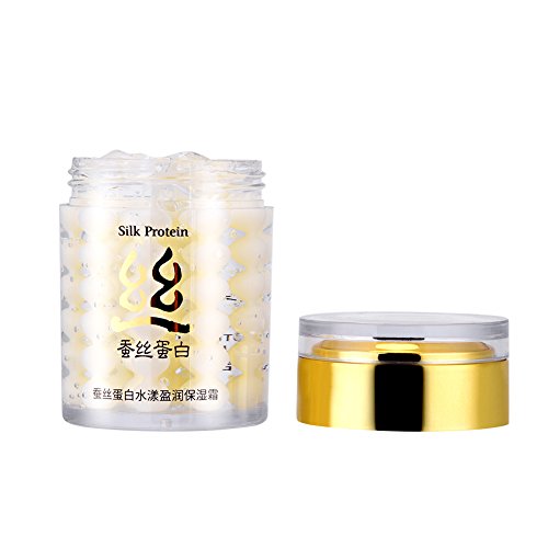 Crema Hidratante Facial Antienvejecimiento Proteína de Seda Ácido Hialurónico Serum Blanqueador Hidratante Reducir Arrugas Control de Aceite Iluminador Esencia Facial