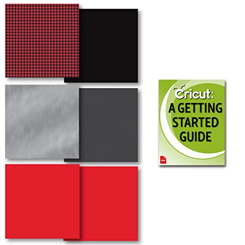 Cricut Infusible Ink Transfer Sheet Bundle - Buffalo Check, Steel Slate, Red