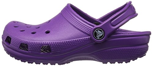 Crocs Classic Clog Kids Roomy fit Zuecos Unisex niños, Morado (Amethyst), 23/24 EU