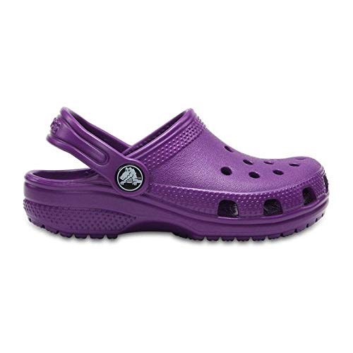 Crocs Classic Clog Kids Roomy fit Zuecos Unisex niños, Morado (Amethyst), 23/24 EU