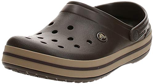 Crocs Crocband U, Zuecos Unisex Adulto, Marrón (Espresso-Khaki), 37-38 EU