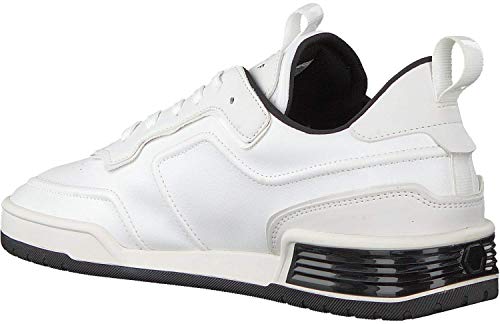 Cruyff de los Hombres Zapatillas de Piel Calcio BCN, Blanco, 41 EU