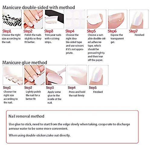 CSCH Uñas postizas"Hay neón brillante en las uñas postizas, barba larga amarilla, forma de bailarina, sin cinta para los dedos"