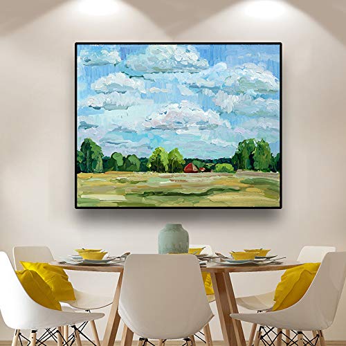Cuadro en lienzo impresión decoración del hogar imagen de la pared sala de estar dormitorio decoración del hogar80x64cm sin marco