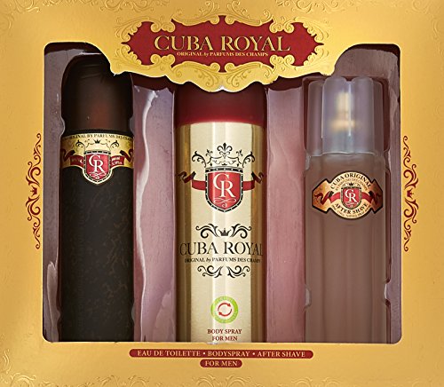 Cuba Royal by Cuba, 3 Piece Gift Set for Men by Cuba