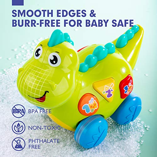 CubicFun Dinosaurios Juguetes Bebes 1 año Juguetes Musicales con Luz Juguetes Cognitivos Educativos Tempranos Juguetes Bebe 6 Meses Juguetes para Niños 1 2 años