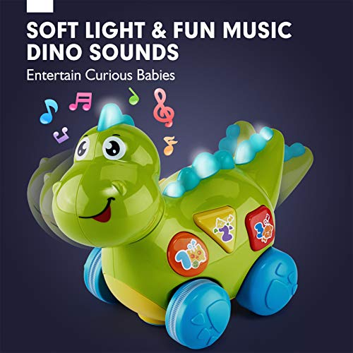 CubicFun Dinosaurios Juguetes Bebes 1 año Juguetes Musicales con Luz Juguetes Cognitivos Educativos Tempranos Juguetes Bebe 6 Meses Juguetes para Niños 1 2 años