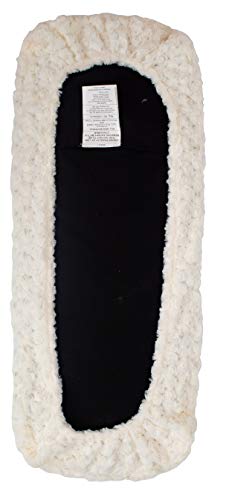 Cubre capazo o funda universal acolchada + sábana bajera. (Pelo rizado beige)