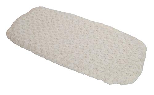 Cubre capazo o funda universal acolchada + sábana bajera. (Pelo rizado beige)