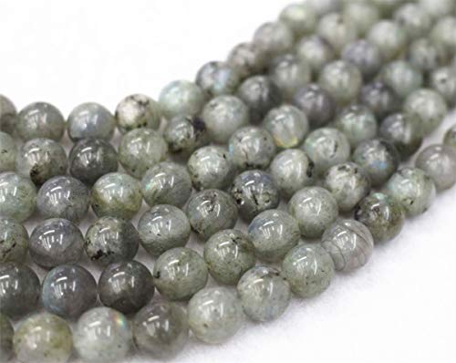 Cuentas de labradorita natural al por mayor, 4 mm, 6 mm, 8 mm, 10 mm, 12 mm, cuentas de labradorita lisas y redondas. Perlas de labradorita al por mayor. Cuentas al por mayor.