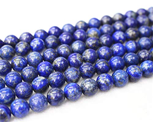 Cuentas de lapislázuli natural al por mayor, 4 mm, 6 mm, 8 mm, 10 mm, 12 mm, lapislázuli natural, cuentas lisas y redondas, cuentas al por mayor de Lapis Lazuli. Cuentas al por mayor.
