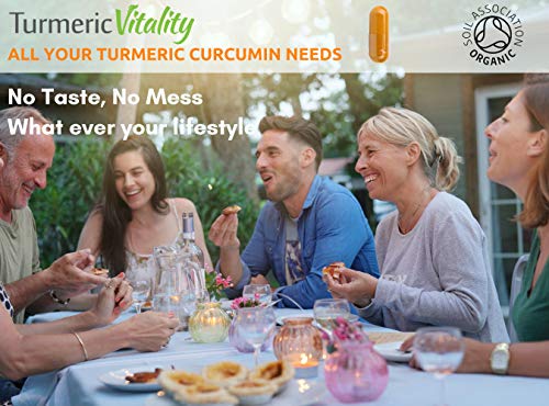 Cúrcuma Ecológica con Fórmula Curcumina 95% con Pimienta Negra y Jengibre para Máxima Absorción - 2130mg por porción