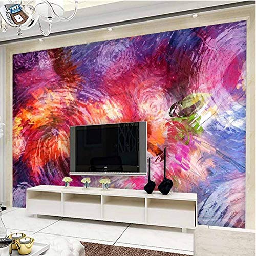 Custom 3D Wall Murals Wallpaper Swirl Star Sky pintura al óleo arte abstracto moderno salón TV fondo decorativo Wallpaper