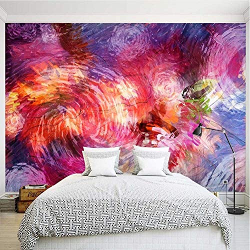 Custom 3D Wall Murals Wallpaper Swirl Star Sky pintura al óleo arte abstracto moderno salón TV fondo decorativo Wallpaper