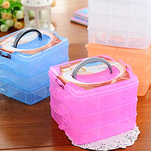 Cxjff 4pcs Exquisita joyería Transparente Caja de Almacenamiento Creativa Transparente píldora Caso Mini Caja de Almacenamiento