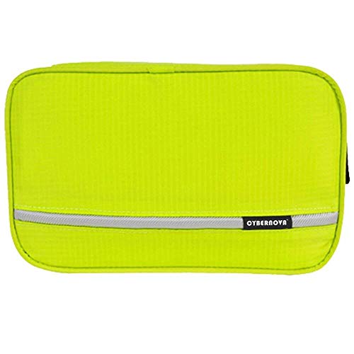 CYBERNOVA Plegable Multifuncional Cosmético Organizadores de Viaje Travel Toiletry Bag La bolsa de aseo Lave La Bolsa Impermeable Bolsa De Aseo Cosmeticos (amarillo verde)