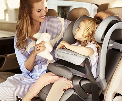 Cybex Gold Pallas S-Fix - Silla de coche 2 en 1 para coches con y sin Isofix, Grupo 1/2/3 (9-36 kg), Desde los 9 meses hasta los 12 años aprox., Colección Color 2019, Gris (Manhattan Grey)