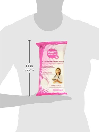 Daily Comfort + - Toallitas húmedas íntimas delicadas - Para la higiene especifica cotidiana - 42 toallitas