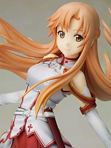 Darenbp 22cm Anime 1/8 Escala del Modelo de Caracteres Figura de acción de Nueva Animado japonés Sword Art Online Asuna PVC Anime Figura de Juguete Figura Modelo Juguetes