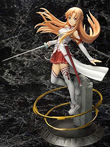 Darenbp 22cm Anime 1/8 Escala del Modelo de Caracteres Figura de acción de Nueva Animado japonés Sword Art Online Asuna PVC Anime Figura de Juguete Figura Modelo Juguetes