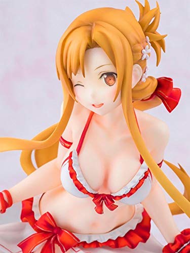 Darenbp Figura de acción de 21cm Figura Japonesa del Anime Sword Art Online Yuuki Asuna niñas Estatua PVC Anime Figura Modelo Juguetes Figura Regalo colección de muñecas