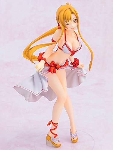 Darenbp Figura de acción de 21cm Figura Japonesa del Anime Sword Art Online Yuuki Asuna niñas Estatua PVC Anime Figura Modelo Juguetes Figura Regalo colección de muñecas