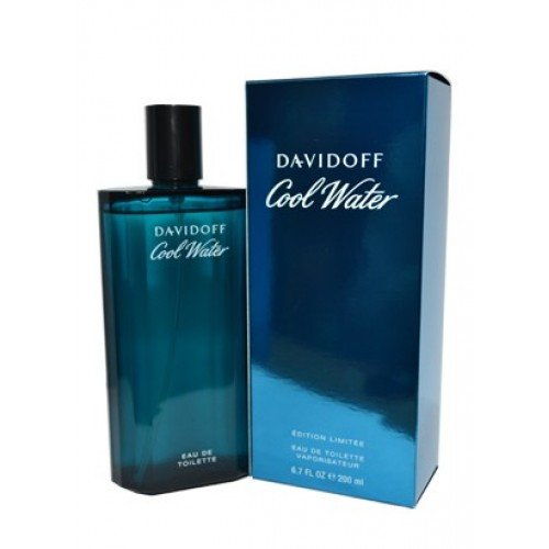 Davidoff Cool Water Men 200 ML Eau de Toilette EDT Spray aroma para él – nuevo en desprecintado Dañado caja
