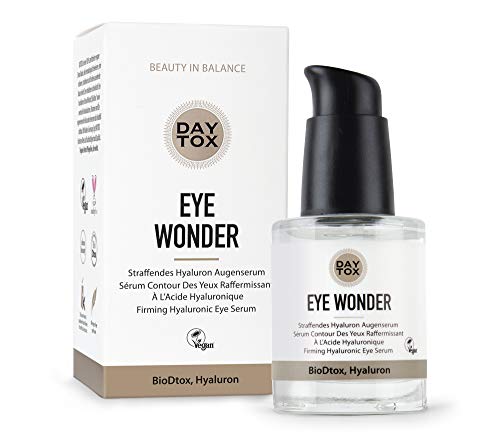 DAYTOX Eye Wonder - Suero Reafirmante Hialurónico para Ojos - Efecto Inmediato - Vegano - Sin Colorantes, sin Silicona y sin Parabenos - 1 x 30 ml
