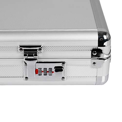 DC HOUSE 266 piezas Juego de lentes de prueba óptica Caja de aluminio con borde de metal + Marco de prueba gratis